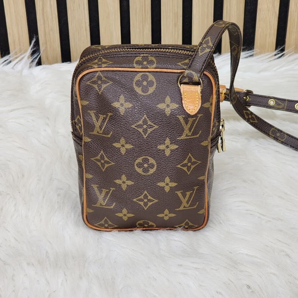 Authentic Louis Vuitton Monogram Mini Amazon Crossbody Bag Brown Vintage - Picture 7 of 16